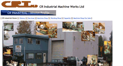 Desktop Screenshot of crindustrialmachine.com