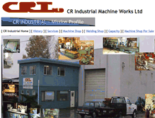 Tablet Screenshot of crindustrialmachine.com